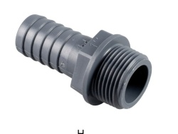 Water hose connector Ø 10 mm with 3/8" thread