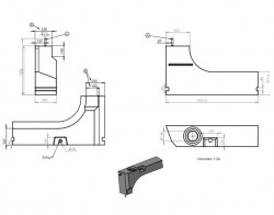 Water tank 112l for water with installation over the RIGHT rear, Ducato / Sprinter / Transit / Master - Img 2