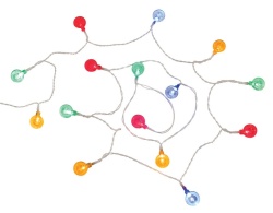 15 LED battery-operated, MULTICOLOR 15 LED garland light