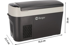 15 litre car cooler with compressor and cooling/freezing function, 12/24/230V - Img 2