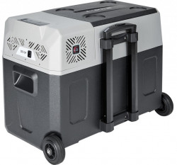 39 litre cooler with LG 12/24/230V compressor, handle and integrated transport wheels - Img 4
