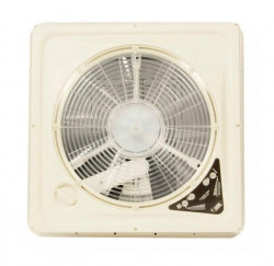 40 x 40 cm Fiamma Turbo Vent Premium with built-in fan and touchscreen,