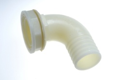 90° elbow for water tank Ø 40 mm with gasket and nut