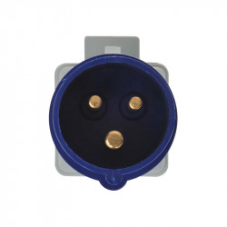 Adapter CEE plug to Schuko socket, 16A IP44 protection - Img 3