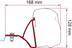 Adapter for Fiamma F43van Renault Trafic / Opel Vivaro / Fiat Talento > 2015