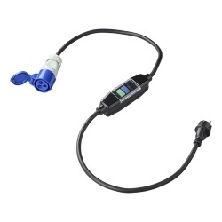 Adaptor stecher Schuko si priza Schuko 16A, 150cm 3x 2.5mm² cu protectie la curent rezidual - Img 3