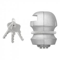 Anti-theft lock for towing system, made of sturdy metal, with funnel and 2 keys - Img 3