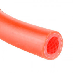 Armoured pressure resistant hose, RED, Ø inside 10mm, per metre