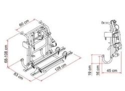 Bike carrier Fiamma Carry-Bike LIFT 77 for motorhomes - Img 6