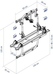 Bike carrierThule Elite Van XT for Fiat Ducato manufactured after 2007, without holes - Img 4