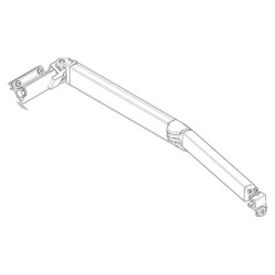 Braț articulat stânga pentru copertine Dometic cu deschidere 2,5 m (407157204)