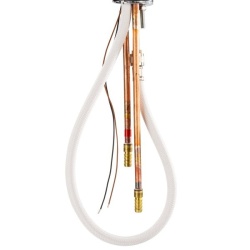 Built-in shower mixer "Roma", hot/cold water mounting hole diameter ø 33mm - Img 3