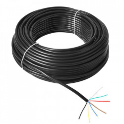 Cable 7 x 1.5 mm² wires for electrical connection caravan/trailer