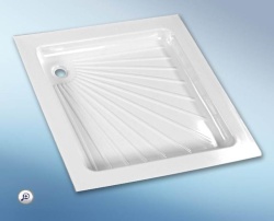 Cada pentru dus 66,5 x 66,5 x 8 cm pentru montaj ingropat rulote sau autorulote - Img 2