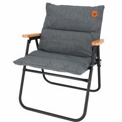 Calvi folding folding chair with sponge lining, bamboo handles and integrated pocket - Img 4