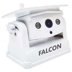 Cameră suplimentară wireless Falcon cu panou solar pentru sistemul cu cameră magnetică FN-MWCS7-R, alb