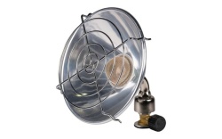 Camping heater for small gas cylinder