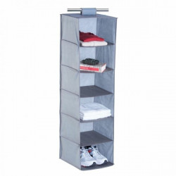 Camping organiser with 5 compartments, reinforced shelves 30x30x120 cm