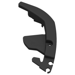 Capac profil frontal stânga, negru, pentru marchiza Fiamma F80 L