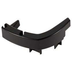 Capac profil frontal stânga pentru marchiza Fiamma F40 Van, negru