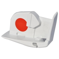 Capac profil frontal stânga pentru marchiza Fiamma F45 Ti, alb polar