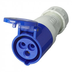 CEE plug for cable mounting, IP44, 16A