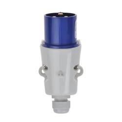 CEE plug for surface/wall mounting, protection IP44 16A