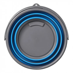 Colla collapsible silicone bucket, 15l blue and grey - Img 4
