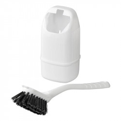Compact toilet brush