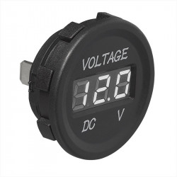 Digital voltmeter for flush mounting