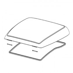 Dometic Mini Heki Style 40 x 40 hatch cover, transparent - Img 2