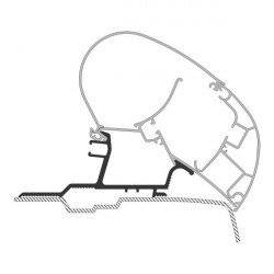 Dometic Perfect Roof 2000 / 2500 awning adapter for Renault Master 3