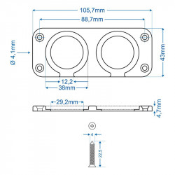Double casing for flush mounting - Img 4