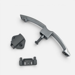Furniture handles with built-in lock, 160 mm - Img 4