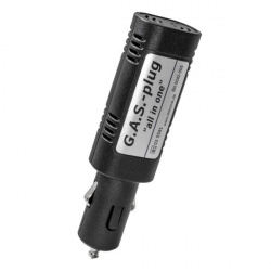 Gas detector "G.A.S. plug" 12/24V, lighter supply (propane, butane, narcotic gases)