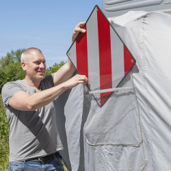 Heavy duty cover for 2 bikes with indicator pocket - Img 7