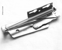 Hinge for doors or cupboard flaps, high resistance. 2 pieces - Img 3