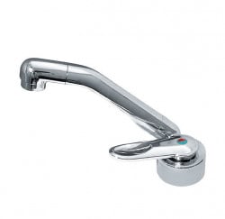 Hot/cold water coil "Florenz" 170 mm pipe, with mounting hole diameter ∅ 33mm