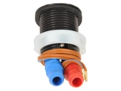 Hot/cold water coil "London", mounting hole diameter ∅ 24mm, CHROM with ALB - Img 2