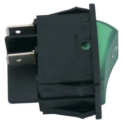 Întrerupător basculant verde 230 V pentru frigidere Dometic (292627410)