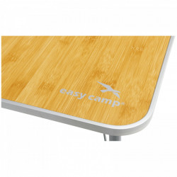 Menton M camping table with bamboo top (80 x 60) and adjustable legs - Img 3