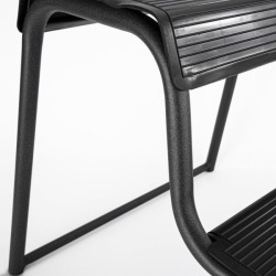 Metal ladder with two steps for caravans, max load 220kg, height 35 cm - Img 5