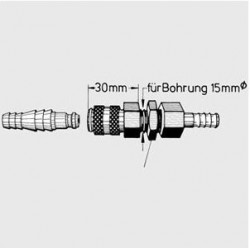 Metal water quick coupling, Reich - Img 2