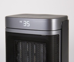 Oscillating fan heater with remote control and display, 750/1500W/ECO - Img 4