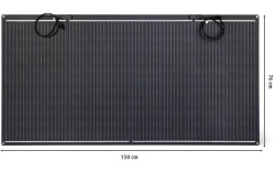 Panou fotovoltaic solar flexibil 200W - Img 2