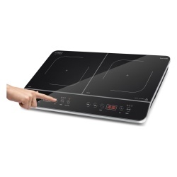 Plită dublă cu inducție portabilă Caso Touch 3500, sticlă ceramică, 3500 W - Img 5