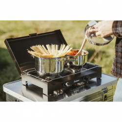 Portable gas stove ENDERS Dalgety 2Z with 2 burners, gas hose included - Img 4