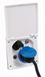 Priza dubla 220V si 12V pentru exterior