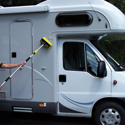 Professional telescopic brush for exterior washing of cars, caravans, motorhomes, minibuses - Img 4