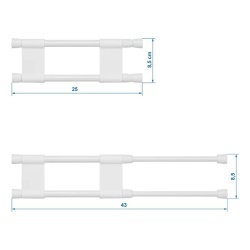 Refrigerator stop for caravans or motorhomes, 25.5 - 43 cm - Img 4